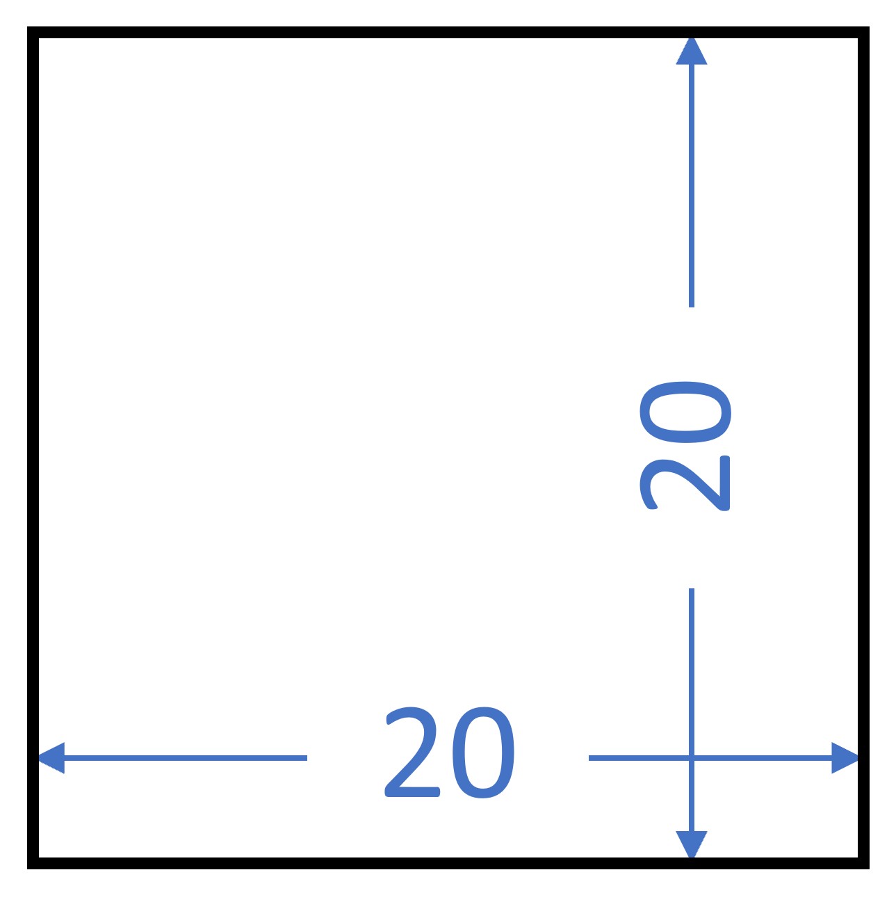 Алюмінієвий пруток квадратний 20x20 БП