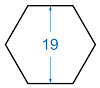 Латунний Шестигранник 19