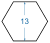 Латунний Шестигранник 13