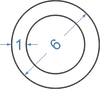 Алюмінієва труба кругла ø 6x1 мм Анод