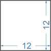 Алюмінієвий пруток квадратний 12x12 Анод