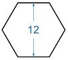 Латунний Шестигранник 12