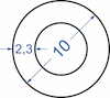 Алюмінієва труба кругла ø 10x2.3 мм Анод