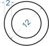 Алюмінієва труба кругла ø 12x2 мм б.п.